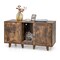 Cat Washroom Litter Box Enclosure with Maze Entry and Scratch Board
